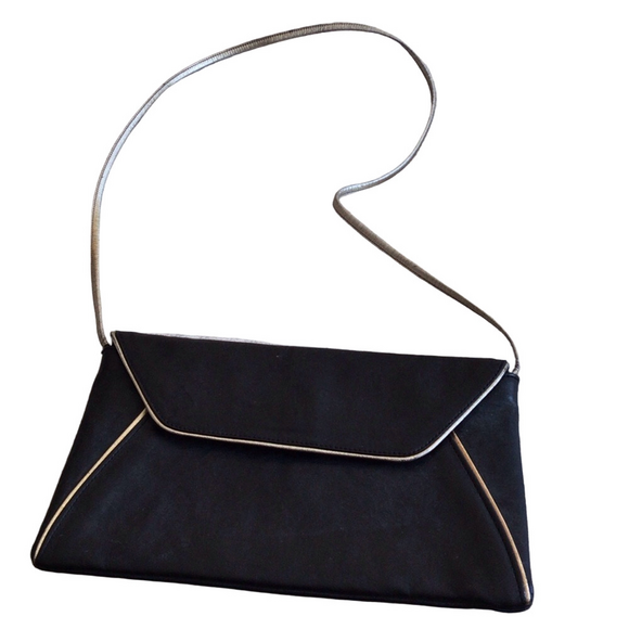 SMco. Handbags - SMCO Vintage Black Envelope Clutch Bag